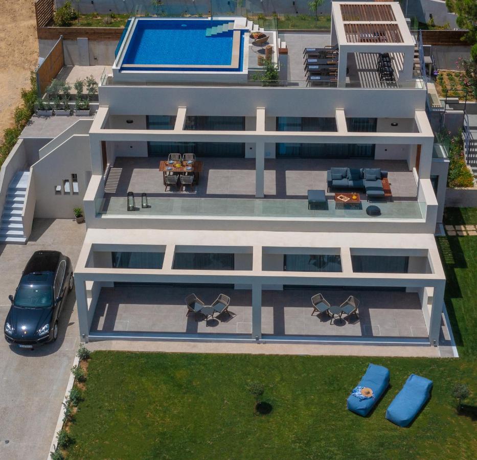 Nerea Seafront Villa, A Pristine Retreat, By Thinkvilla Akrotiri  المظهر الخارجي الصورة