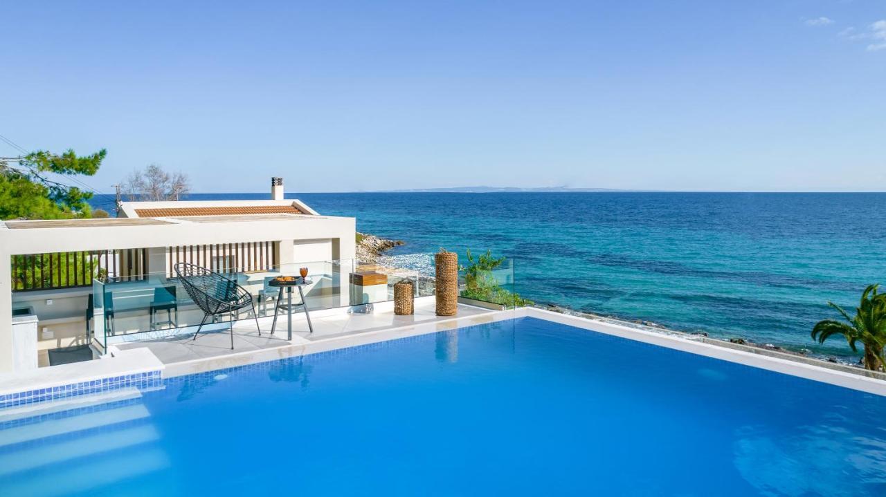 Nerea Seafront Villa, A Pristine Retreat, By Thinkvilla Akrotiri  المظهر الخارجي الصورة